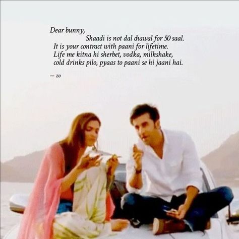 Mismatched Season 2 Quotes, Bollywood Movie Quotes Aesthetic, Bollywood Quotes Aesthetic, Bunny Yjhd, Bollywood Movie Quotes, Yjhd Aesthetic, Best Movie Dialogues, Yjhd Quotes, Bollywood Love Quotes