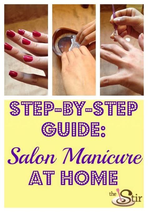 The Perfect At-Home Manicure Natural French Manicure, Diy Manicure At Home, Reverse French Manicure, New French Manicure, American Manicure, Manicure Steps, Gel Manicure Colors, Pink French Manicure, Old Nail Polish