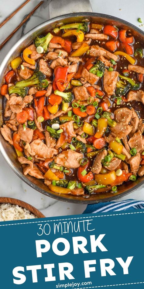 Keto Pork Stir Fry Recipes, Pork Chop Stir Fry Recipes, Pork Stir Fry Recipes Easy, Pork Stir Fry Sauce, Pork And Broccoli Stir Fry, Best Stir Fry Sauce, Best Stir Fry, Asian Pork Recipes, Korean Meals