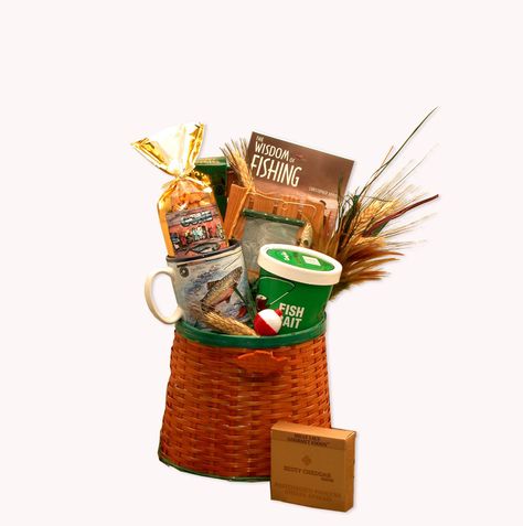 Fisherman's Gift Basket Fishing Gift >>> Visit the image link more details. (This is an affiliate link) Gift Basket Snacks, Fishing Gift Basket, Italian Gift Baskets, Over The Hill Gifts, He's A Keeper, Cheese Snack, Gourmet Gift Box, Italian Gifts, Cheese Gifts