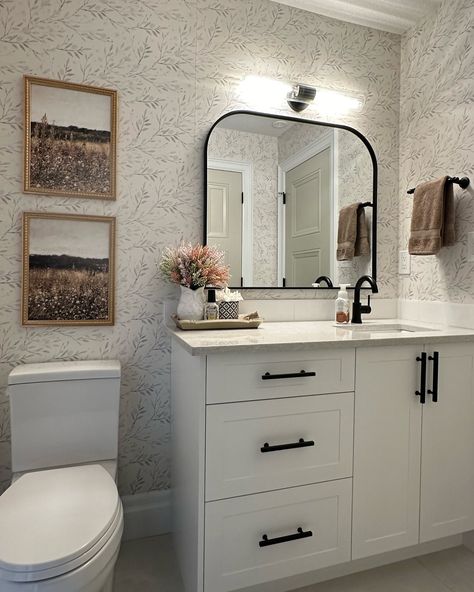 Small bathroom with bath