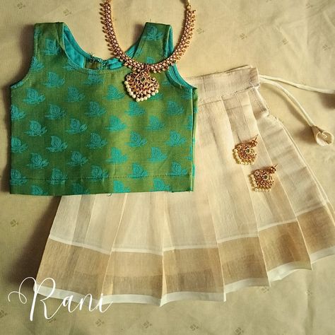 Kapilaa V Kids onam wear outfits that can be customized up to you♥ Dm for any orders or queries Or mail me at kapilaa18vinothan@gmail.com Onam Wear, Kerala Dress, Onam Outfits, Engagement Mehndi, Kids Blouse Designs, Kids Blouse, Baby Frock