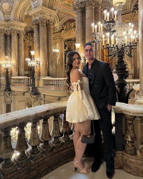 Night at the iconic Paris ballet was everything I dreamt of🩰🎀🕯️🪽 wearing the most stunning @ohpolly dress! Pinterest inspo, Giselle ballet, ballet aesthetic, girly aesthetic Ballet Proposal, The Nutcracker Ballet Outfit, Paris Ballet, Giselle Ballet, Ballet Couple, Ohpolly Dress, Ballet Shows, Kiss Outfits, Ballet Aesthetic