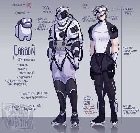 Space Suits, Ref Sheet, Beefy Men, Happy Cartoon, M Sorry, Game Character Design, Anime Drawings Boy, Among Us, In Space