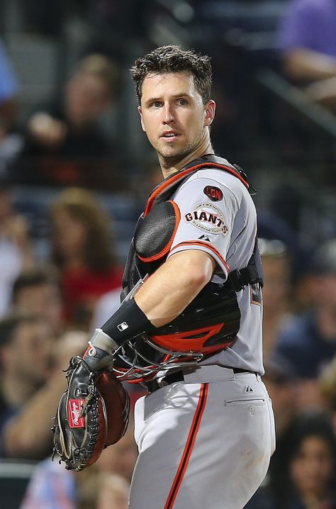 In an essay in Sunday’s New York Times, a distinguished news reporter chronicled his five-city, eight-game, eight-day venture with his two sons and called out Buster Posey for not signing an autograph for his 12-year-old, concluding the moment provided a “life lesson” for how “heroes can disappoint us.” The wide-eyed youth getting a rare glimpse of his favorite player, and an autograph is the bonus. On the other hand: a parent providing false hope to his kid, shoving him to the front of the sc Catchers Gear, Gesture Poses, Baseball Catchers, Scops Owl, Hot Baseball Players, Sf Giants Baseball, Baseball Guys, Two Sons, Giants Baseball