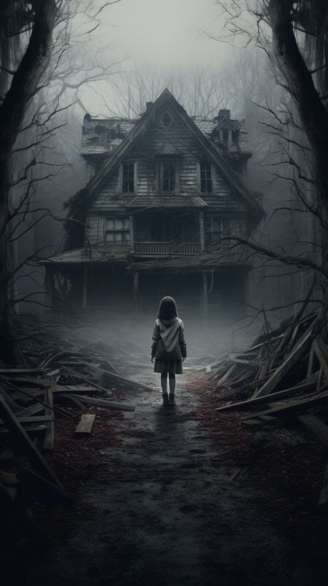 Eerie Photography, Storm Lightning, Ghost Horror, Scary Houses, Nightmares Art, Creepy Houses, Scary Wallpaper, Horror Artwork, رعب نفسي