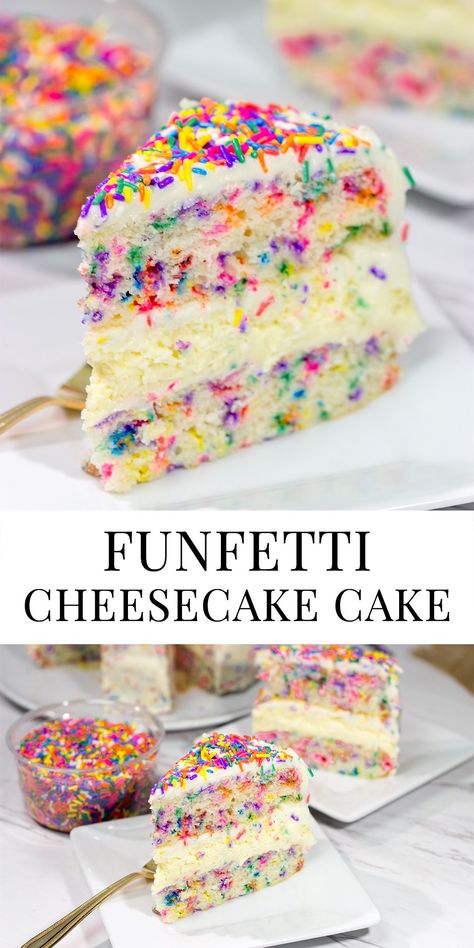 Funfetti Cheesecake, Fun Dessert, Cheesecake Cake, Easter Decorations Ideas, Ideas For Easter Decorations, Ideas For Easter, Easter Tree, Fun Baking Recipes, Baking Sweets