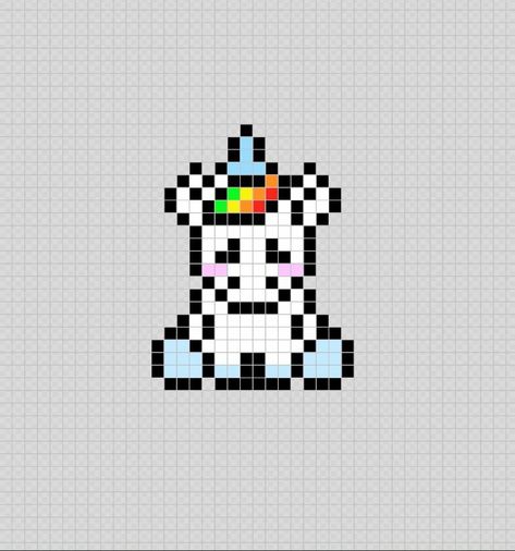 Unicornio, unicorn - Pixel Art Patterns Unicorn Pixel Pattern, Unicorn Bead Pattern, Unicorn Perler Beads, Perler Unicorn, Perler Beads Unicorn, Unicorn Perler Bead Pattern, Easy Pixel Art Disney, Pixel Art Petit, Petit Pixel Art