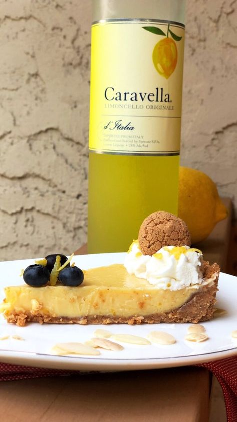 Limoncello Recipes Desserts, Limoncello Pie, Lemoncello Dessert, Limoncello Recipes, Limoncello Desserts, Tart Pastry, Limoncello Recipe, 7 Fishes, Dreamy Desserts