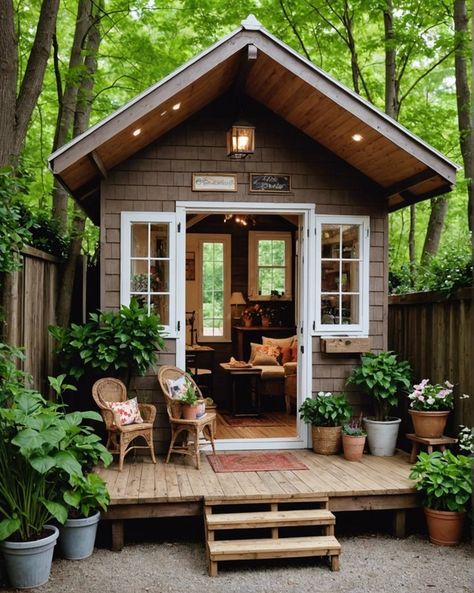 20 Fantastic She Shed Ideas You Have To Try – ToolzView Small She Shed Interiors, Small She Shed, She Shed Exterior, Shed Exterior Ideas, She Shed Interior Ideas, Sheds Ideas Backyard, She Shed Interior, Garden Shed Interiors, Small Garden Shed