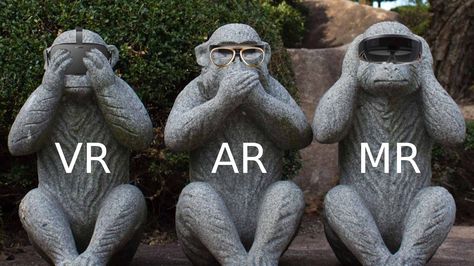 Monkey Statue, Three Wise Monkeys, Famous Moms, Mixed Reality, Flying Monkeys, Eric Johnson, Weekend Reading, Wise Monkeys, Chinese Astrology