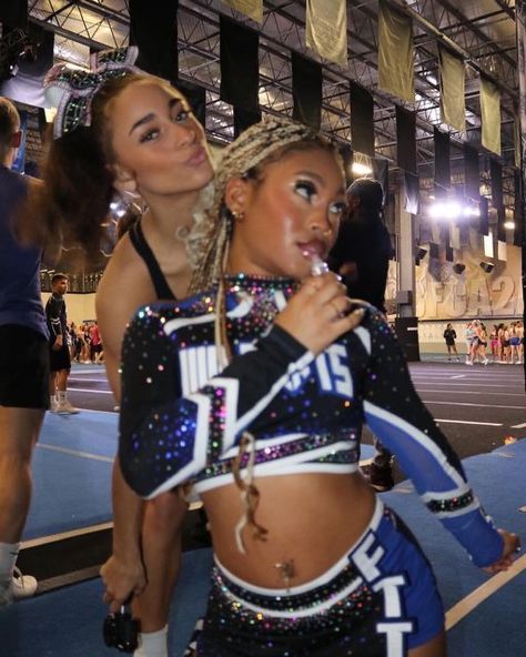 Cheer Pfp, D2 Summit, Emma Gonzalez, Cheer Nationals, Cheer Practice Outfits, Cheer Aesthetic, Black Cheerleaders, Allstar Cheer, Allstar Cheerleading