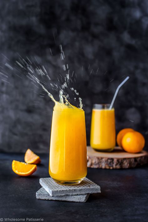 Es Jeruk Aesthetic, Orange Juice Photography, Juice Photography Ideas, Orange Juice Aesthetic, Juice Business, Photo Nails, Fresh Turmeric Root, Turmeric Juice, Beverage Photography