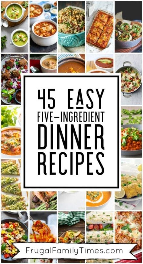 Easy 5 Ingredient Recipes, Weeknight Dinner Recipes, 5 Ingredient Dinners, Creamy Chicken Pasta, One Pot Dinners, Weeknight Dinner Recipes Easy, 5 Ingredient Recipes, Dinner Recipes Easy Quick, Easy Weeknight Dinner