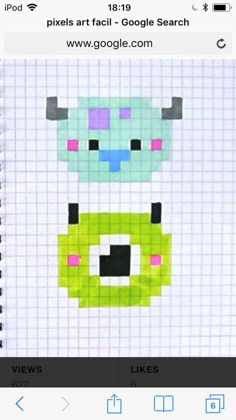 Dibujos Cuadriculados - Web Del Maestro | Dibujos En Grille Pixel Art, Photo Kawaii, Image Pixel Art, Modele Pixel Art, Graph Paper Drawings, Easy Pixel Art, Images Kawaii, Pixel Drawing, Pix Art