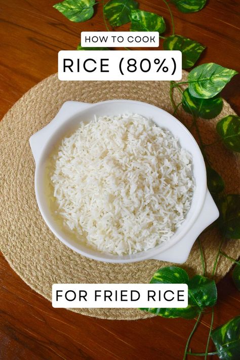 How To Cook/Boil Rice For Fried Rice How To Make Rice For Fried Rice, Best Way To Cook Rice On Stove, How To Cook Rice For Fried Rice, Perfect Fried Rice, How To Make Fried Rice, Froed Rice, Rice For Fried Rice, Boil Rice, Fried Rice Recipe Video