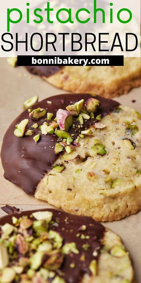 Pistachio Pinwheel Cookies, Japanese Shortbread Cookies, Cranberry Pistachio Cookies Christmas, Pistachio Cookie Bars, Pistachio Cranberry Shortbread, Easy Pistachio Cookies, Pistachio Cream Cookies, Pistachio Sandies, Italian Pistachio Cookies Recipe