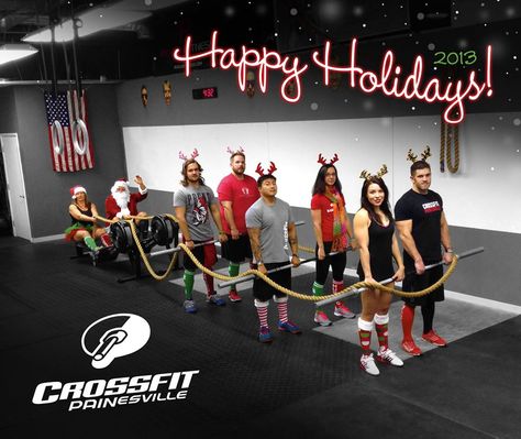 CrossFit Painesville Trainer Photo Christmas Fitness Photoshoot, Christmas Gym Decorations, Gym Christmas Decorations, Crossfit Images, Crossfit Christmas, Gym Decoration, Christmas Gym, Workout Photoshoot, Christmas Fitness