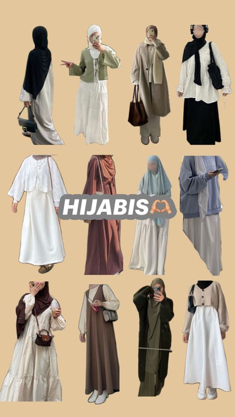 🧕 Hijabi Style Outfits, Modest Stylish Outfits, Hijabi Fashion Summer, Islamic Modest Fashion, Muslimah Fashion Casual, Modest Casual Outfits, Muslimah Outfit, Hijabi Outfit, Modern Hijab Fashion