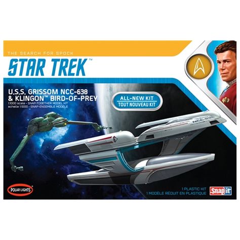 Buy Star Trek U.S.S. Grissom and Klingon Bird of Prey Snap Fit Model Kit 2-Pack at Entertainment Earth. Mint Condition Guaranteed. FREE SHIPPING on eligible purchases. Shop now! #Affiliate, , #AFFILIATE, #Klingon, #Bird, #Grissom, #Star, #Trek Eaglemoss Star Trek, Polar Lights, Bird Of Prey, Polar Light, Mastercard Credit Card, Spaceship Design, Spock, Birds Of Prey, Space Exploration