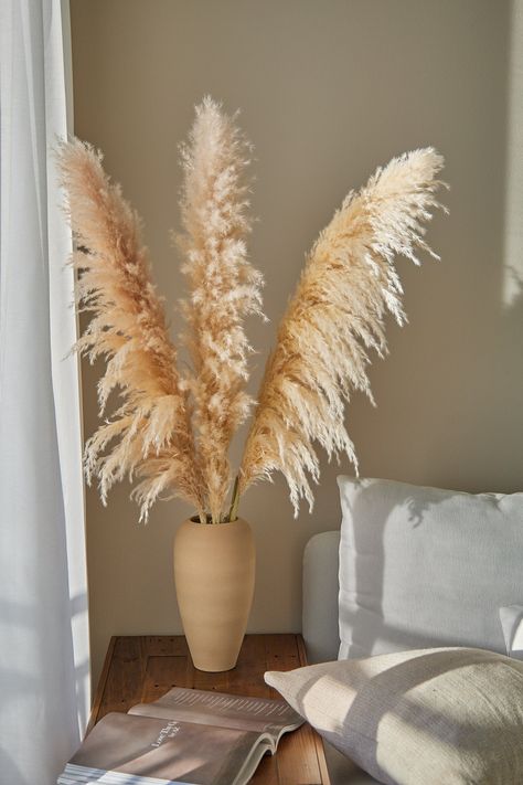 Dried Pampas Grass Decor, Bouquet Vase, Dried Pampas, Grass Decor, Pampas Grass Decor, Pampas Gras, Home Decor Wedding, Boho Wedding Decorations, Wedding Boho