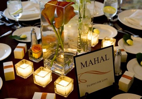 Instead of table numbers. Tables will have words such as Mahal (love in English), Tiwala (trust), Ligaya (happiness) to incorporate my heritage Mexipino Wedding, Summer Camp Wedding Theme, Filipino Decor, Camping Wedding Theme, Filipino Interior, Filipino Party, Debut Themes, Filipino Wedding Traditions, Filipiniana Wedding Theme