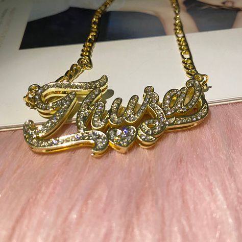 Personalized Name Necklace, Nameplate Jewelry, Nameplate Design, Double Name, Name Plate Necklace, Arabic Necklace, Boys Necklace, Minnie Mouse Earrings, Name Necklace Gold