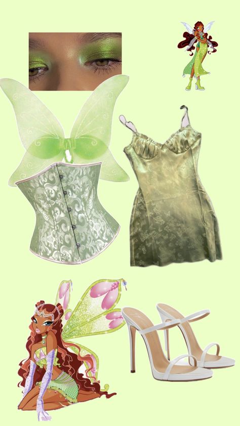 Aisha from Winx Club costume inspo College Fairy Halloween Costumes, Winx Club Costumes, Aisha Winx Club, Winx Aisha, Aisha Winx, Fairy Halloween Costumes, Club Fits, Costume Inspo, Fairy Costume