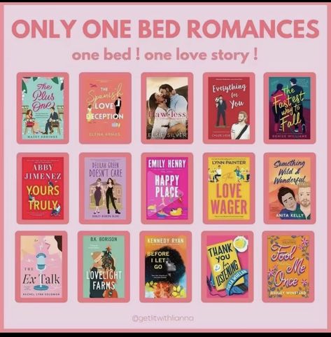 Teen Romance Book, Book Recommendations Tiktok, Book Recommendations For Teens, One Bed Trope, Romance Recommendations, Romance Book Recommendations, Romance Booktok, Reading Books Aesthetic, Spicy Romance