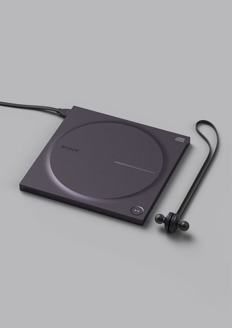 Stunning redesign concept for Sony Sony Design, Sony Walkman, Id Design, Grid Design, Cd Player, Life Design, Tech Design, Design Reference, Minimal Design