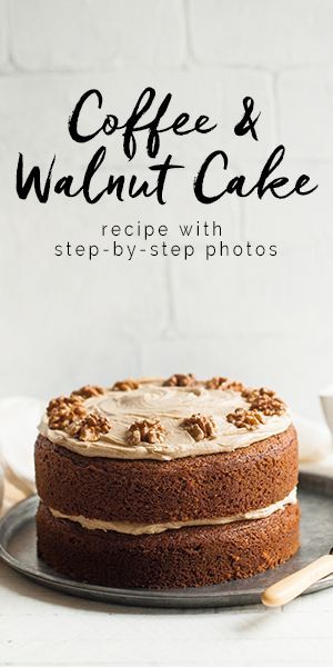 Walnut And Coffee Cake Recipe, Coffee Walnut Cake Recipe, Cafe Cakes Ideas Coffee Shop, Coffee And Walnut Cake Recipe, Chocolate Walnut Cake, Coffee Walnut Cake, Walnut Cake Recipe, Coffee And Walnut Cake, Churro Cheesecake