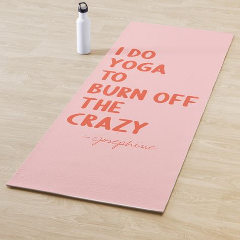 Personalized Yoga Mat, Custom Yoga Mat, Funny Yoga, Yoga Mats Design, Yoga Moves, Do Yoga, Xmas List, Crazy Funny, Yoga Gifts