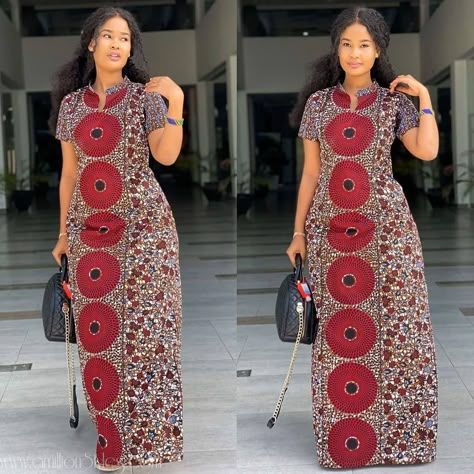 Chitenge Dresses, Long Ankara Dresses, Ankara Long Gown, African Attire Dresses, Ankara Long Gown Styles, Long African Dresses, Ankara Gowns, African Styles, Best African Dresses