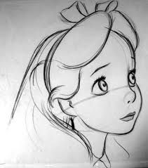 Cartoon Drawings Sketches, Alice In Wonderland Drawings, Cartoon Drawings Of People, Cartoon Drawings Disney, Drawing Eyes, Disney Cartoon Characters, 디즈니 캐릭터, Drawing Faces, Disney Sketches