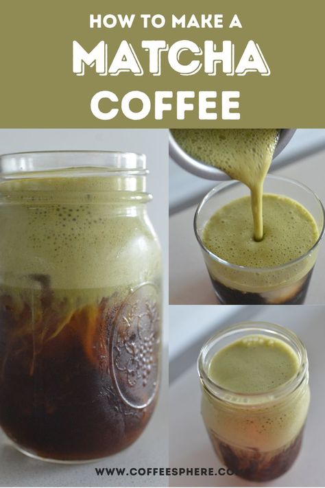 Topping a layer of matcha cold foam on cold brew coffee is my favorite tea and coffee combination: matcha coffee. Matcha Coffee Recipe, Matcha Cold Foam, Expresso Recipes, Easy Coffee Drinks Recipes, Matcha Cocktail, Matcha Drink Recipes, Matcha Coffee, Starbucks Matcha, Cold Brew Recipe