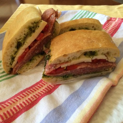 Italian sandwich on ciabatta bread Italian Sandwich On Ciabatta Bread, Sandwiches On Ciabatta Rolls, Sandwich On Ciabatta Bread, Recipes With Ciabatta Bread, Ciabatta Bread Ideas, Ciabatta Bread Sandwich, Italian Main Course, Bread Ciabatta, Roll Sandwiches