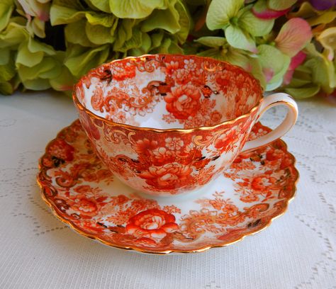 Vintage Radfords Victorian Bone China ~ Porcelain Cup & Sa… | Flickr Tea Cup Collection, Pretty Tea Cups, Pretty Cups, China Dishes, Dessert Stand, Teapots And Cups, Antique Tea, China Tea Cups, China Cups