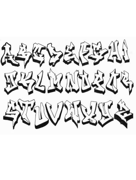 Graffiti Lettering Old School, Old School Graffiti Letters, Old School Lettering Fonts, Old School Graffiti Alphabet, Old School Graffiti Characters, Old School Letters, Old School Drawings, Old Graffiti, Old School Graffiti