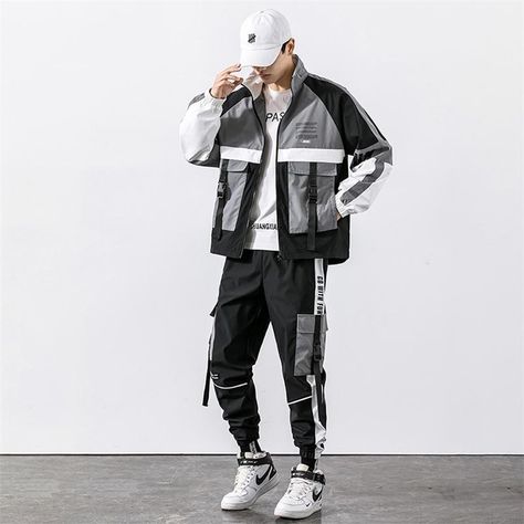 Welcome to our store , We have many kinds of products, and we have a fast shipping , if you have any question you can ask me Work Wear Men, Mens Sweat Suits, Hip Hop Jacket, Mens Tracksuit, Suits Korean, Men Tracksuit, Track Suit Men, Tracksuit Jacket, Workwear Jacket