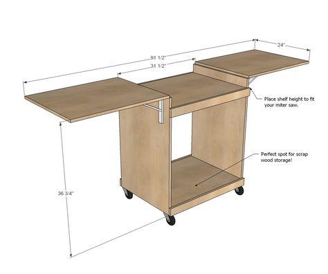 Miter Saw Stand Plans, Gerobak Dorong, Diy Space Saving, Mitre Saw Stand, Woodworking Plans Pdf, Diy Table Saw, Diy Space, Workbench Plans, Miter Saw