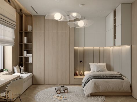 DE&DE/Soft minimalism design on Behance Digital Interior Design, Bedroom 3d, Monochrome Interior, Affordable Interior Design, Interior Bedroom, 3d Interior, Tiny Apartment, In The Bedroom, Bedroom Hallway