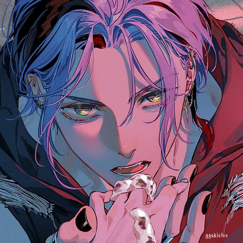 𝗮𝗿𝘁𝗶𝘀𝘁 : 눙 𝗻𝗼𝗼𝗻𝗴 (@𝟲𝘂𝗼𝗼𝘂) Hex Haywire Icon, Hex Haywire Fanart, Hex Haywire, Sick Drawings, Cool Anime Guys, Carlisle, Animated Characters, Anime Background, Manga Drawing