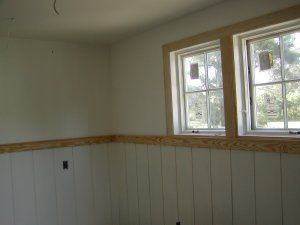 T-111 Siding Interior Walls, Cabin Beadboard Walls, T1 11 Siding Interior Walls, White Washed Cabin Walls, Oak Beadboard Wainscoting, Wainscoting Bathroom Wood Boards & Planks, T1 11 Siding, Garage Interior, Painted Paneling