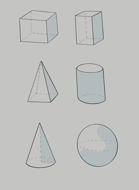 3d Shapes Drawing, Art Practice Exercises, Practice Drawing Shapes, Basic Shapes Design, Shapes Drawing, Geometric Shapes Drawing, Form Drawing, Practice Drawing, Shape Templates