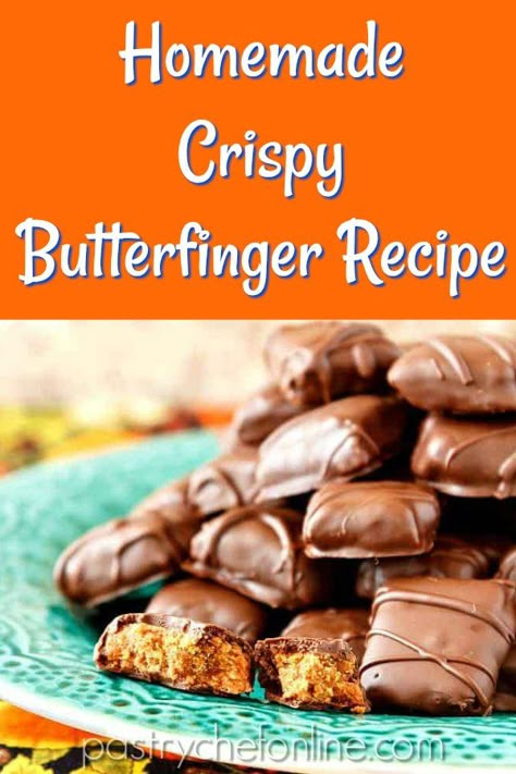 Butterfingers With Candy Corn, Homemade Butterfingers With Candy Corn, Candy Corn Butterfingers Bar Recipes, Butterfinger Bars Candy Corn, Recipe With Candy Corn, Homemade Halloween Candy Ideas, Butterfinger Candy Corn, Copycat Butterfinger Recipe, Candy Corn Butterfinger Fudge