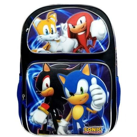 Sonic the Hedgehog Power-Packed Large Backpack for Kids! Featuring Sonic, Shadow, Knuckles and Tails! Perfect for back to school in style. For any Sonic fans! DIMENSIONS APPROX: 12.00in x 16.00in x 5.00in Gender: unisex. Sonic The Hedgehog Backpack, Knuckles And Tails, Bee Crafts For Kids, Camping Activities For Kids, Scavenger Hunt For Kids, Backpack Reviews, Toddler Backpack, Plush Backpack, Boys Backpacks