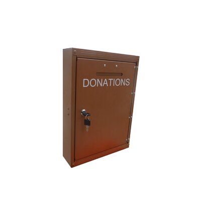 FixtureDisplays Aluminum Metal Durable Outdoor Donation Box Charity Box Fundraising Box Tithes and Offering Box 12x17x3.5"  14699Features:Aluminum donation box or a fundraising, charity or tithing box is made of quality aluminumGreat for churches, schools, institutions. Easy wall mount hardware provided.Use indoors or outdoors. Come with an anti-fishing theft protection flap for added security.Measures 12" wide x 3.5" deep x 17" tall."Donations" is imprinted on box to give clear indication of th Tithes And Offering, Offering Box, Donation Box, Easy Wall, Christmas Storage, Menu Furniture, Gift Card Sale, Aluminum Metal, Locker Storage