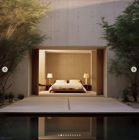 Ian Schrager, Zen House, Living Area Design, Contemporary Building, Concrete Home, Japandi Interior, August 22, Hotel Design, Family House