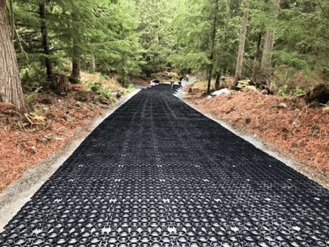 Why Gravel Driveways are the Best Driveways - TRUEGRID Pavers Gravel Driveway Landscaping, Gravel Pavers, Driveway Materials, Diy Driveway, Gravel Landscaping, Asphalt Driveway, Permeable Pavers, Landscape Design Ideas, Gravel Driveway