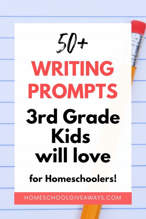 We’ve got fun and engaging writing prompts your homeschool elementary-aged kids will love. Get them writing with these writing prompts perfect for improving writing skills or language arts homeschool classes. Fun Writing Prompts For 3rd Grade, 3rd Grade Homeschool Ideas Fun, Informative Writing 3rd Grade, 3rd Grade Writing Worksheets, Grade 3 Writing Activities, Writing Prompts Elementary, Writing Prompts 3rd Grade, Grade 3 Writing, Writing Prompts Kids